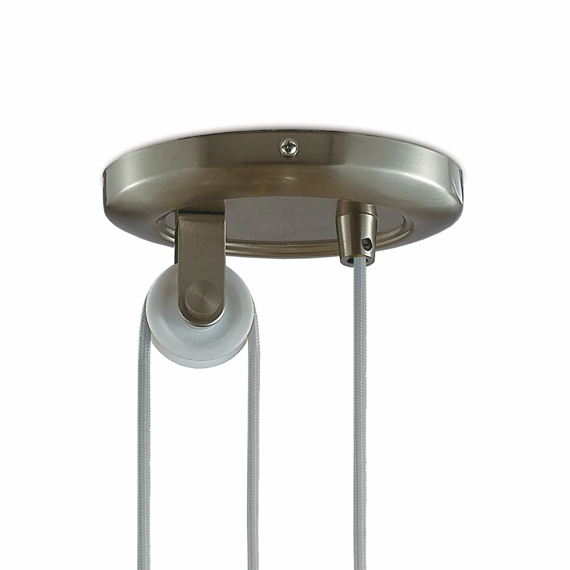 Wellington Pulley System Pendant 1 Light Satin Nickel D0148  Deco Wellington